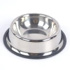 Dog bowl export quality pet bowl, Teddy Golden Retriever dog bowl, stainless steel anti-slip dog food bowl, medium-sized Specification image